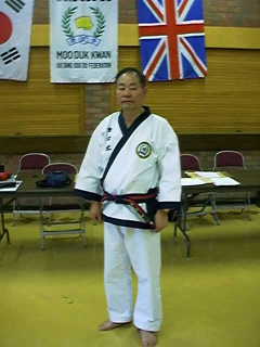 Grand Master Li, 9th Dan. President of the U.K. Tang Soo Do Federation. Currently based in Watford, U.K.