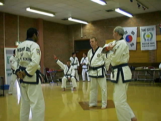 Scoring During Free Sparring Match