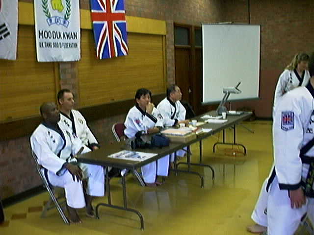 Senior Masters of the U.K. Tang Soo Do Federation at a Coaching Seminar